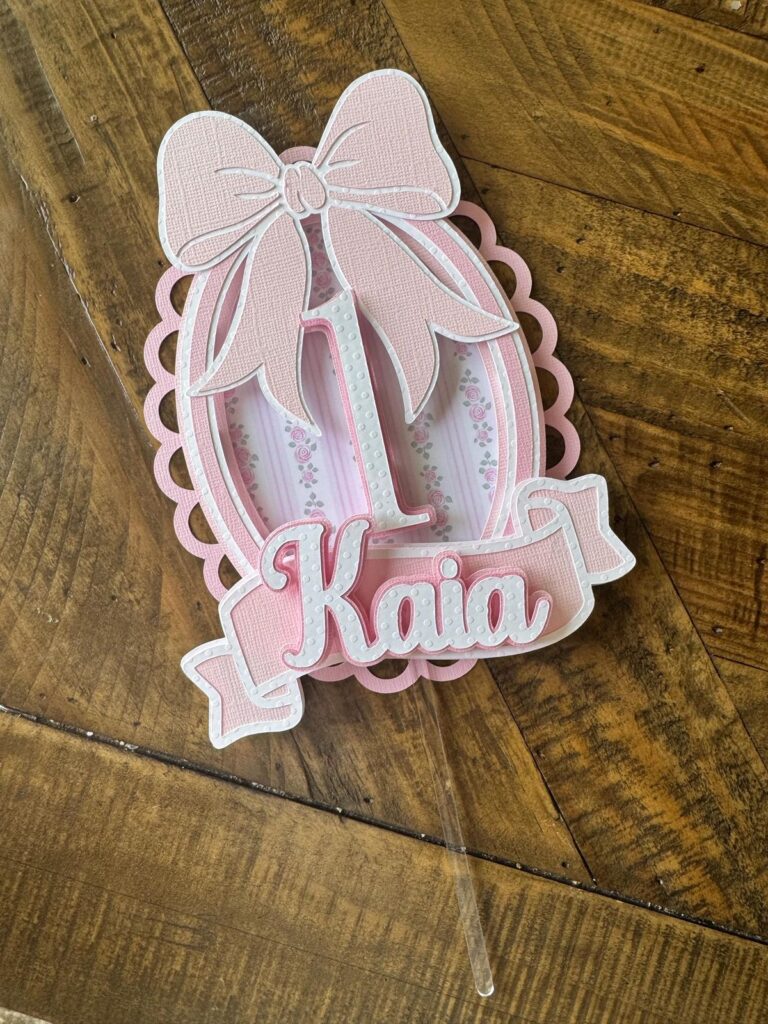 Personalised Monogrammed element for an Elegant Kids Party Decor